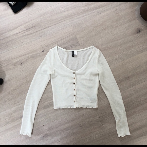 White H&M button up - Picture 1 of 2